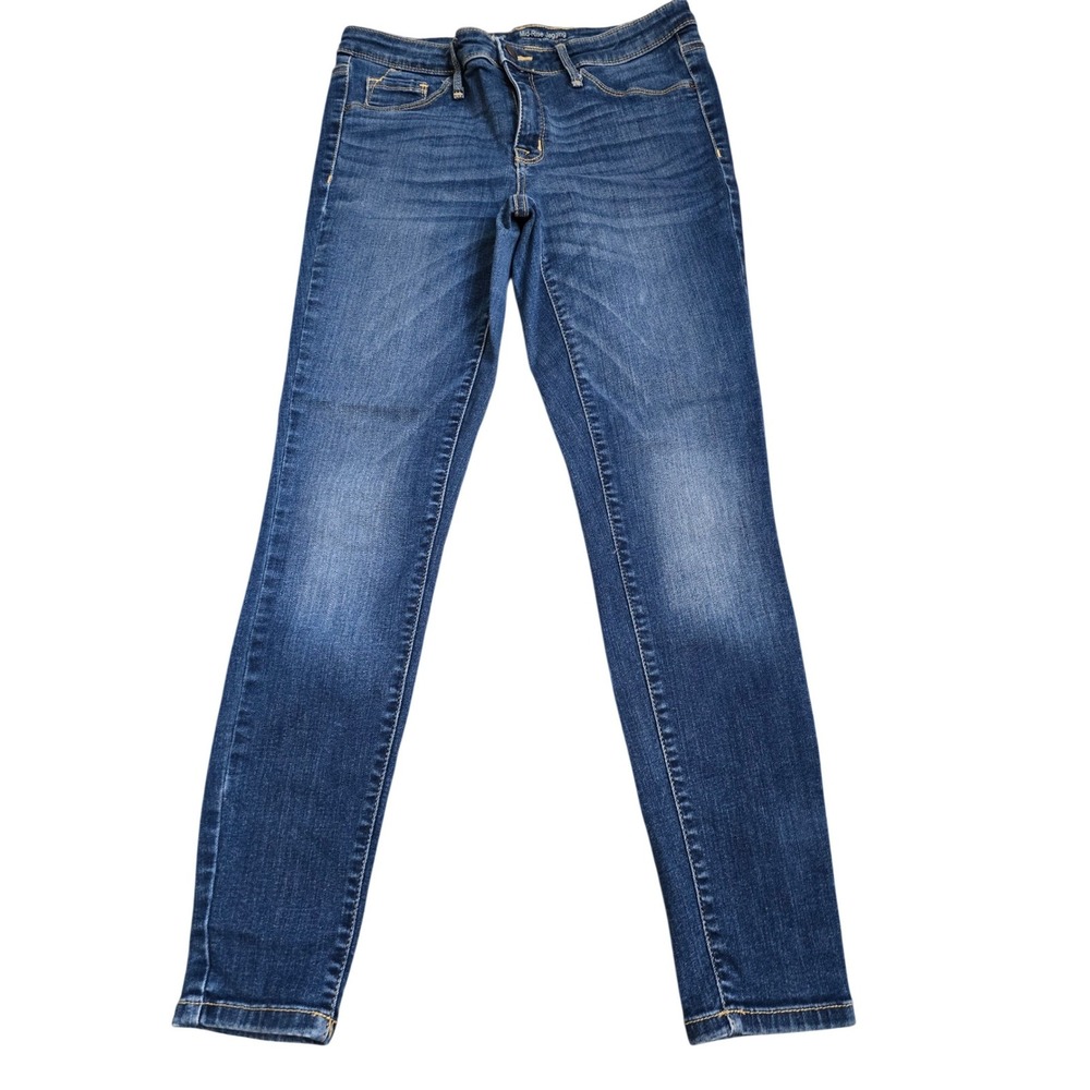 Mossimo Mid-Rise Jegging Blue Power Stretch Denim Leggings Size 6/28S